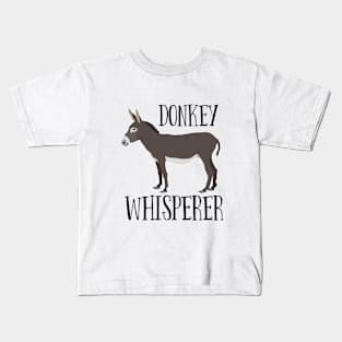 Donkey Whisperer Kids T-Shirt